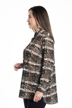 Büyük Beden Kapalo Patlı Gömlek