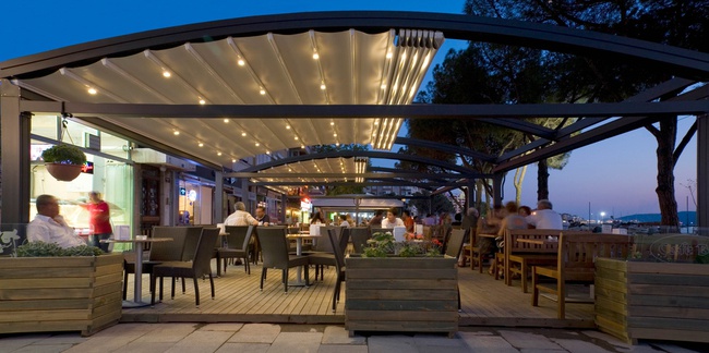 Система навесов для перголы