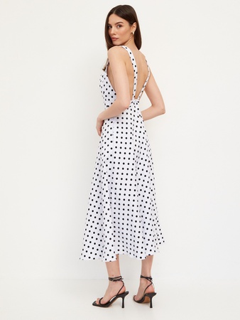 Платье в горошек