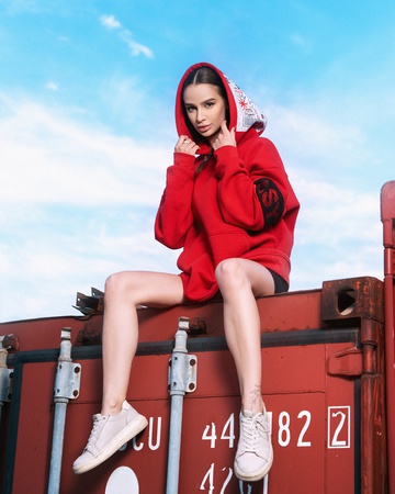 2easy"hoodie"red