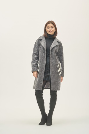 Пальто женское Silverfox модель 807 Серый