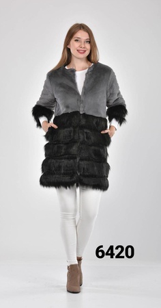 womens faux fur coat