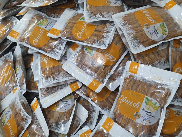 Kurutulmuş Muz. OLMISH fabrikalarından kurutulmuş meyveler