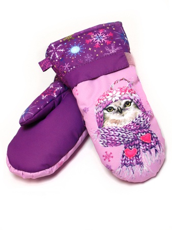 Детские варежки из мембранной ткани