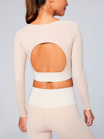 VARLEY crop top (VAR00165_birch)