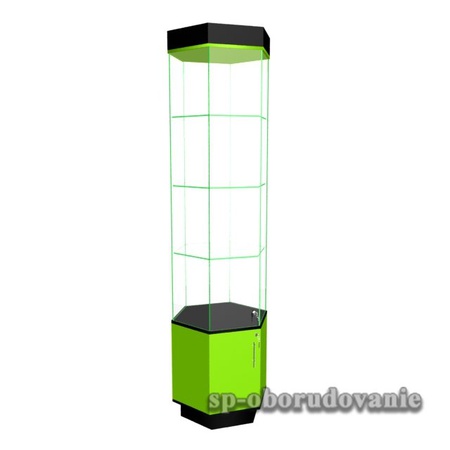 Промо-витрина шестигранная