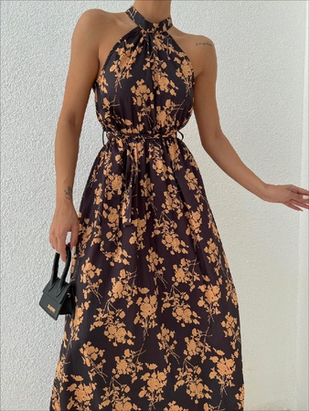 فستان بوبلين