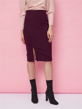 Юбка с разрезом