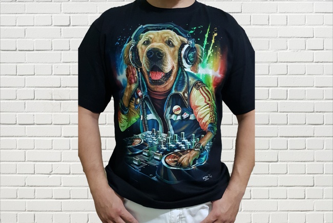 Plain and printed T-shirts