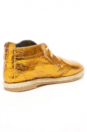 Золотые эспадрильи e024