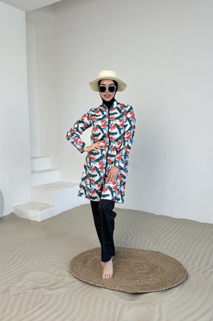 Буркини из тонкой сеточной лайкры