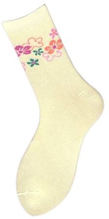 Носки женские (арт. 10с1) «Цветочки»