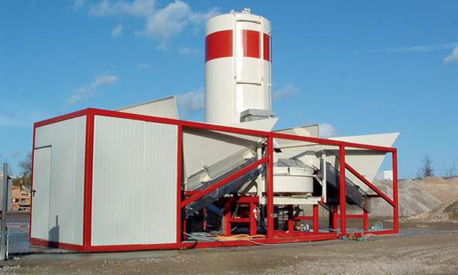 Containerized concrete plant SUMAB K-20