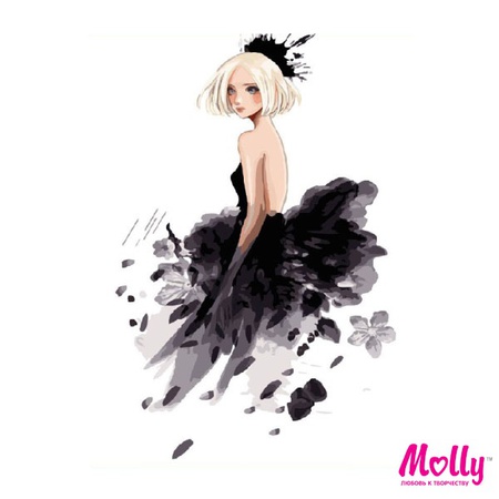 Картина по номерам Fashion