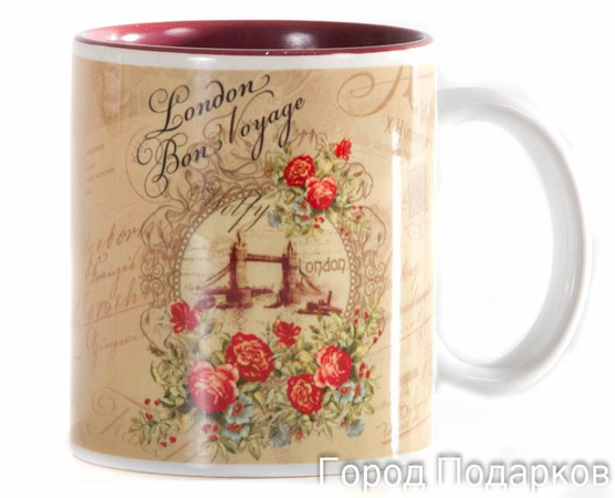 КРУЖКА ПОДАРОЧНАЯ БОН ВОЯЖ! ГОРОДА