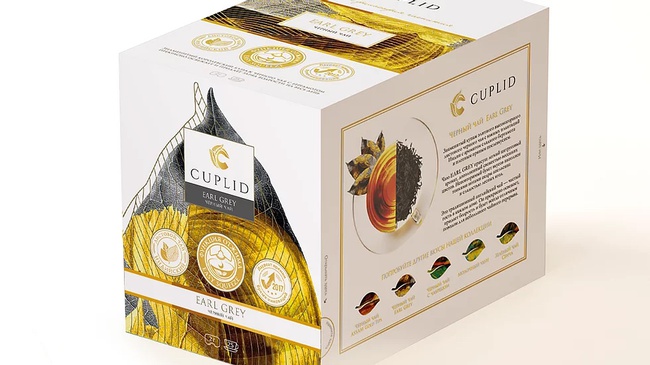 Чай Cuplid "Эрл Грей" 25 пакетиков по 2г.