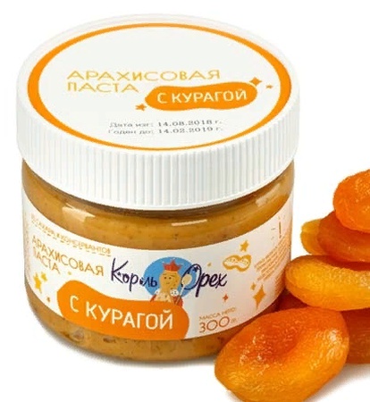 АРАХИСОВАЯ ПАСТА С КУРАГОЙ