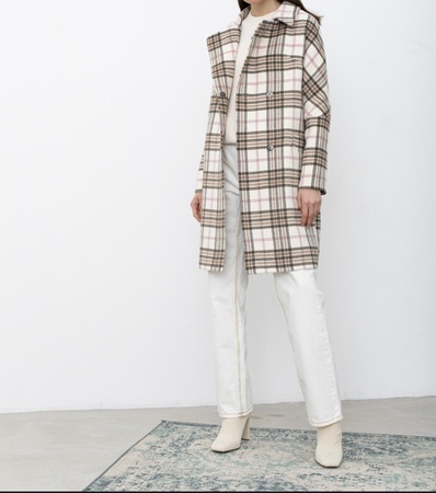 Пальто #в клетку