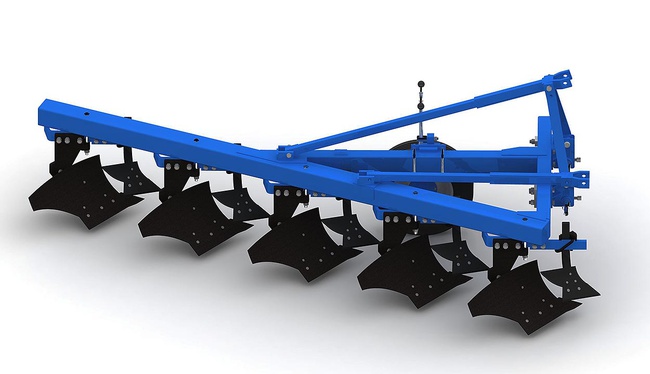 Five-furrow mounted plow PLN 5-35