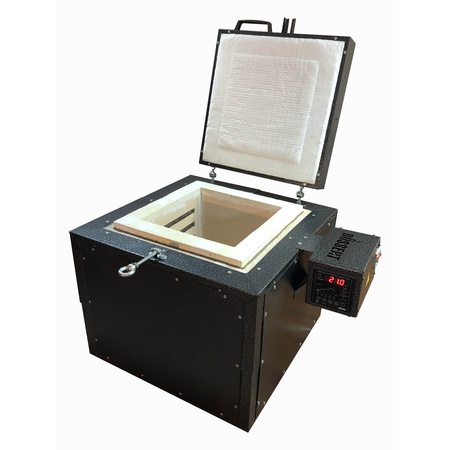 Муфельная печь вертикальная до + 1250с, 300x300x300 мм.