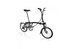 BROMPTON STEEL M6L FOLDING BIKE WITH MUDGUARDS & FRONT CARRIER BLOCK (World Racycles)