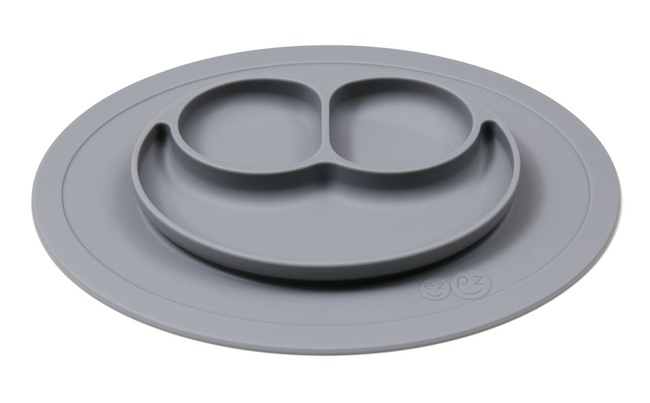 Силиконовая тарелка ezpz Mini Mat Gray