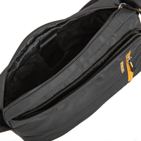 Сумка HS-13101 Цвет: черный/молния оранжевая