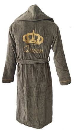 Kadife arabiyeli kapsonlu bornoz