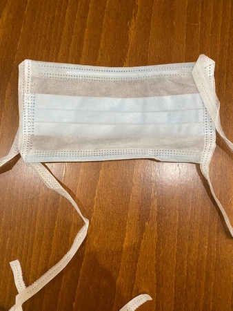 Маска медицинская 3-х слойная.