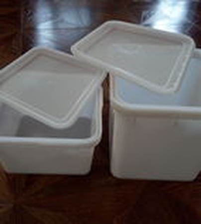 Куботейнер 12л, 23л, пищевой с плотной крышкой, под мед, икру, разносолы