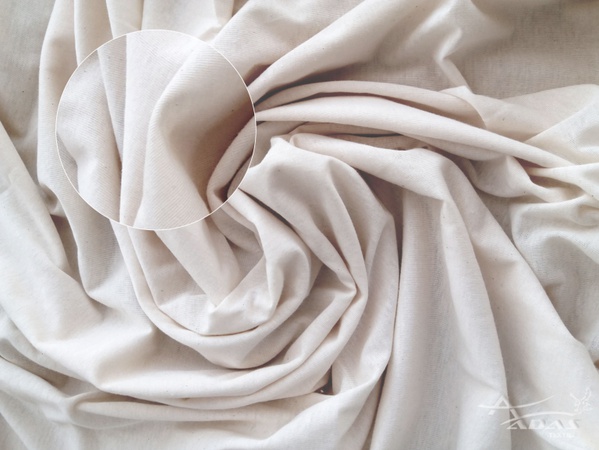 Трикотажная ткань из кулирки 100% хлопок (медицинская маска)