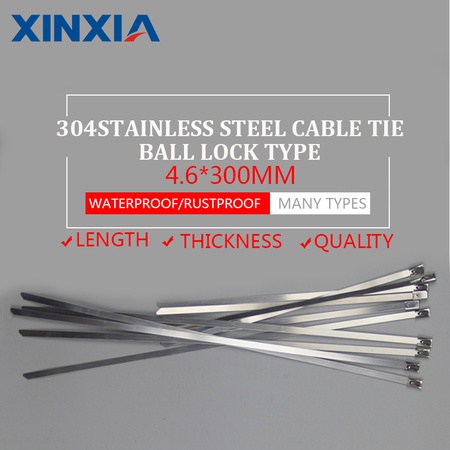 304 Naked Stainless Steel Cable Tie Ball Lock Type
