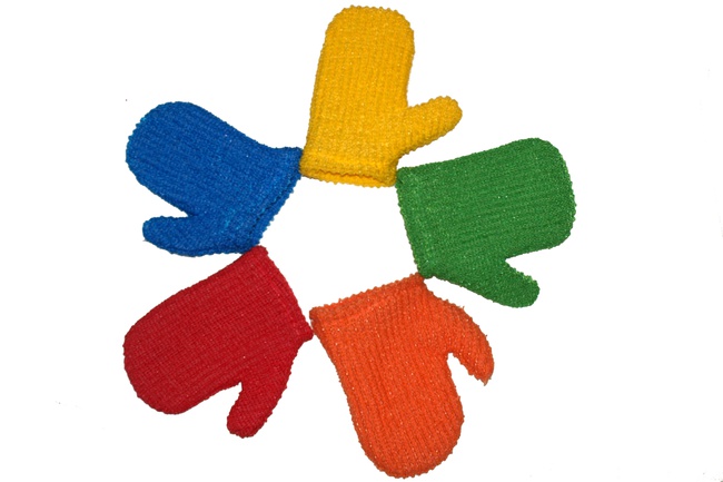 Bathroom washcloth "Glove"