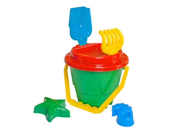 Sand set "Castle" (10 pieces per block) (60 pieces)