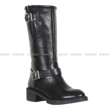 Сапоги 909,чёрные, натуральная кожа