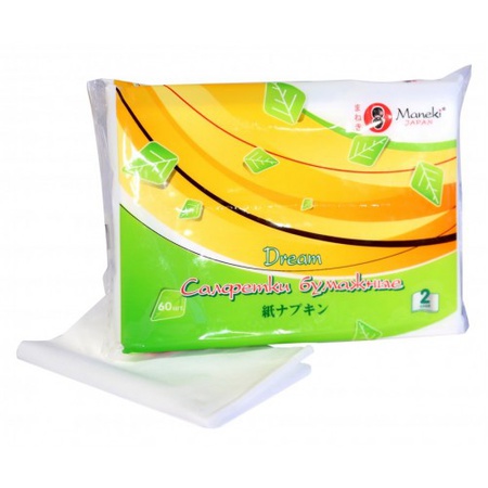 Салфетки бумажные Maneki "Dream"