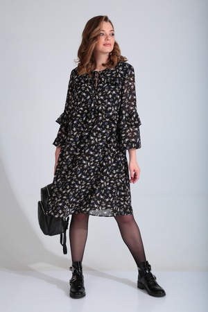 Платье 420-121 черный