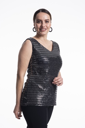 Ноль рукавов блузка