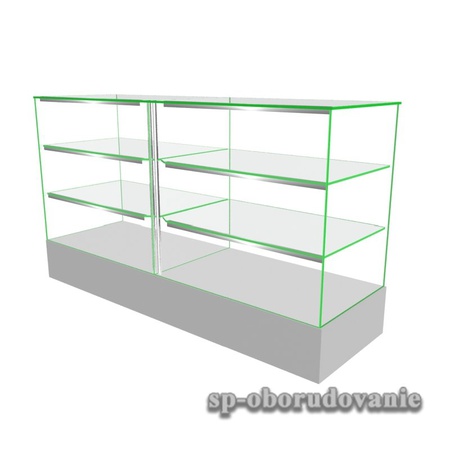 Прилавок из стекла и ЛДСП