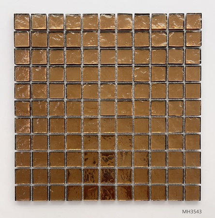 Glass Gold Leaf Mix Modern Design Mosaic for Wall Decorate Fireplace Surround Mosaic