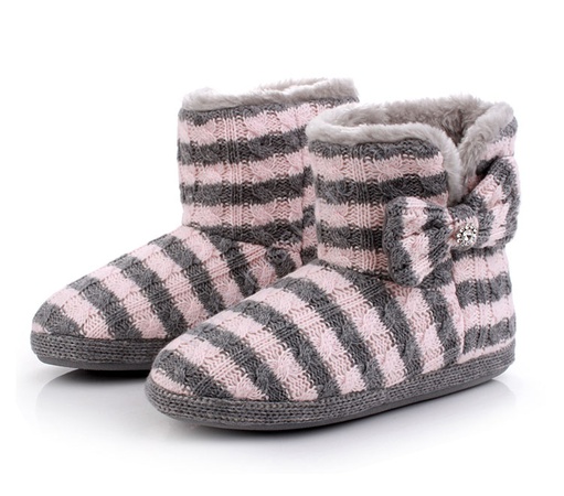 Угги с бантиком L-109