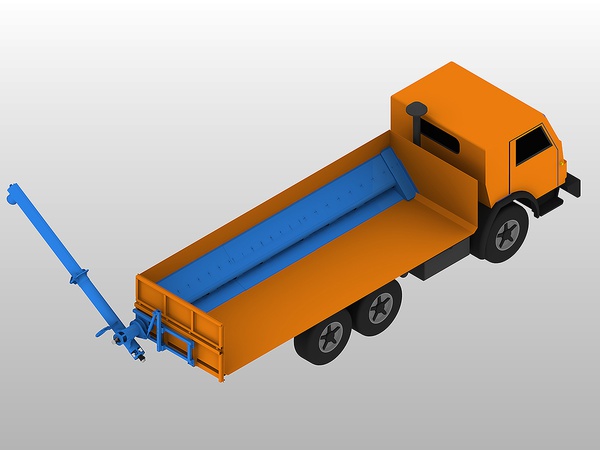 Loader for seeders ZSNB-25 (KAMAZ side-dump truck)