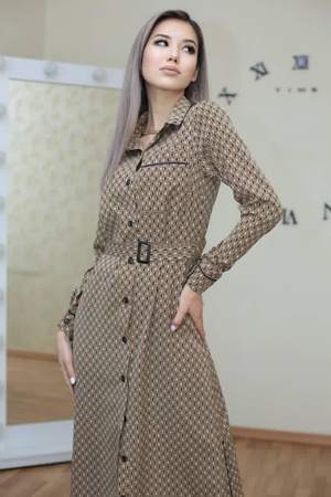 Комплект: Платье пижама + Брюки