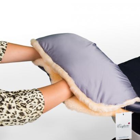 Муфта для рук на коляску Esspero Diaz (Натуральная шерсть)