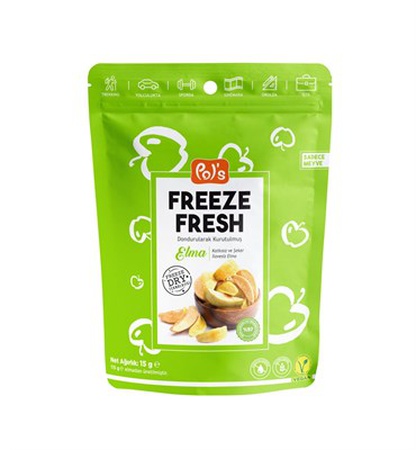 Pol's Freeze Fresh Dilim Elma 18 gr.