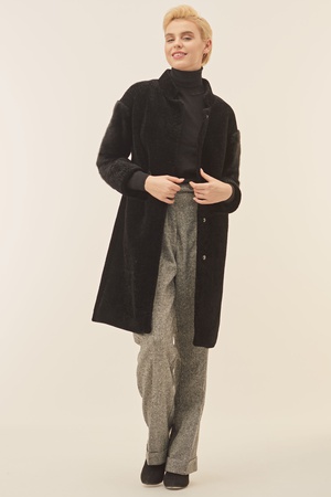 Пальто женское Silverfox модель 804-черный