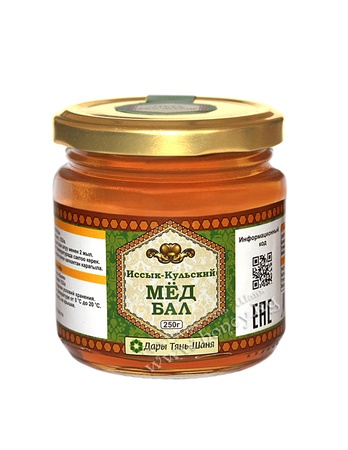 Paketlenmiş bal &quot;Issyk Kul&quot; 250 g