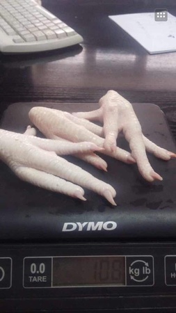 Chicken paws