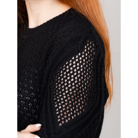 Джемпер женский Капелька черный