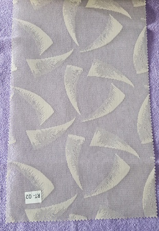 Рулонные шторы с рисунком из тюлевой занавески серии RTE